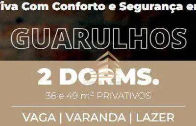 Apartamento à venda, 42 m² por r$ 316.900,00 - centro - guarulhos/sp