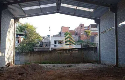 Galpão para alugar, 400 m² por r$ 8.200,00/mês - jardim ponte alta i - guarulhos/sp