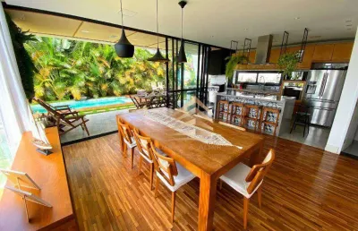 Sobrado com 3 dormitórios sendo 3 suítes e 4 vagas  à venda, 390 m² por r$ 2.600.000 - residencial real park - arujá/sp