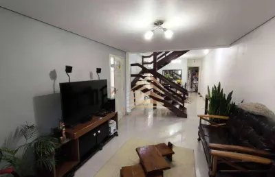 Sobrado com 3 dormitórios sendo 1 suíte, 2 vagas, à venda, 125 m² por r$ 560.000 - jardim santa clara - guarulhos/sp