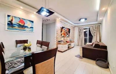Apartamento à venda, 77 m² por r$ 529.000,00 - jardim rosa de franca - guarulhos/sp