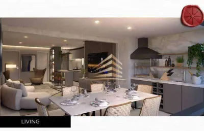 Apartamento com 3 dormitórios sendo 1 suíte com closet, varanda gourmet e 2 vagas  à venda, 98 m² por r$ 907.937 - centro - guarulhos/sp