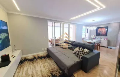 Apartamento no centro, 128m², 3 suítes, 3 vagas, condomínio via jardim do bosque.