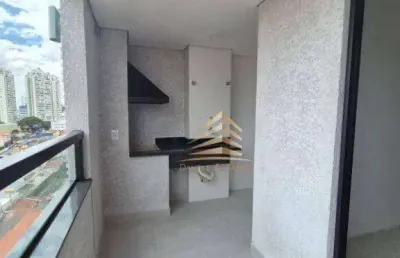 Apartamento com 2 dormitórios, terraço gourmet e 1 vaga à venda, 51 m² por r$ 455.800 - vila progresso - guarulhos/sp