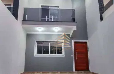 Sobrado com 3 dormitórios sendo 1 suíte, churrasqueira, 2 vagas à venda, 100 m² por r$ 750.000 - jardim cumbica - guarulhos/sp