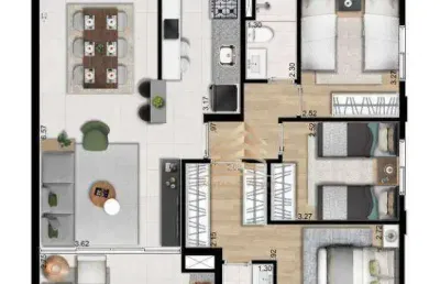 Apartamento à venda, 98 m² por r$ 917.943,00 - centro - guarulhos/sp
