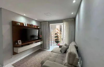 Apartamento 77m² com 3 dormitórios sendo 1 suite, 2 vagas, estuda permuta por apto de menor valor, à venda r$ 640.000 - picanco - guarulhos/sp