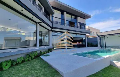 Casa com 4 dormitórios para alugar, 441 m² por r$ 25.000,01/mês - condominio porto atibaia - atibaia/sp
