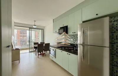 Studio com 1 dormitório para alugar, 39 m² por r$ 4.368/mês - bosque maia - guarulhos/sp.
