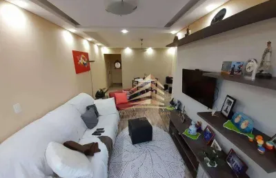 Apartamento com 3 dormitórios para alugar, 86 m² por r$ 3.790,00/mês - vila augusta - guarulhos/sp