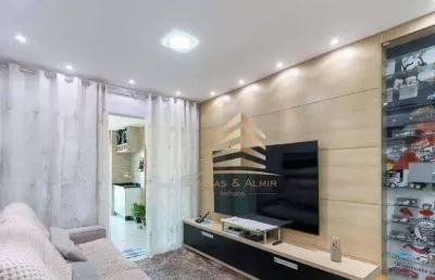 Apartamento a venda na vila galvão, condomínio hebrom, 3 dormitórios, 2 vagas.
