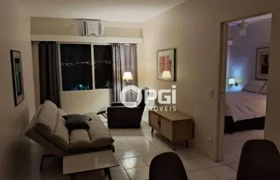 Flat com 1 dormitório para alugar, 50 m² por r$ 4.274,07/mês - centro - ribeirão preto/sp