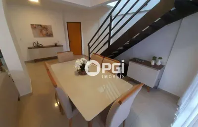 Cobertura com 4 dormitórios para alugar, 212 m² por r$ 6.998,19/mês - jardim botânico - ribeirão preto/sp
