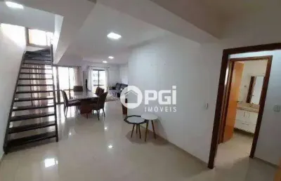 Cobertura com 4 dormitórios para alugar, 216 m² por r$ 8.208,60/mês - jardim botânico - ribeirão preto/sp