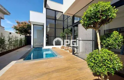 Casa com 3 dormitórios, 270 m² - condomínio alphavile ii - ribeirão preto/sp