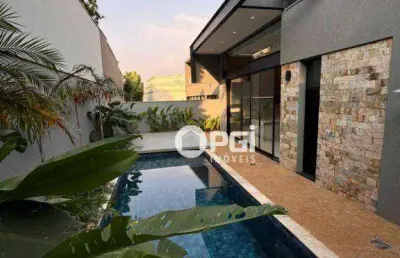 Casa com 3 dormitórios à venda, 267 m² por r$ 2.490.000 - alphaville 1 - ribeirão preto/sp