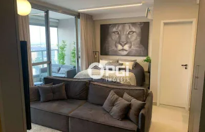 Flat com 1 dormitório à venda, 49 m² por r$ 780.000,00 - alto da boa vista - ribeirão preto/sp