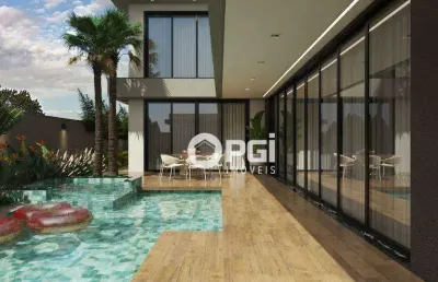 Sobrado com 4 dormitórios à venda, 450 m² por r$ 5.400.000,00 - bonfim paulista - ribeirão preto/sp