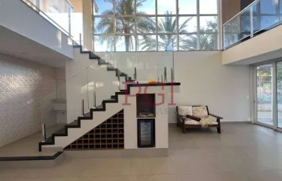 Sobrado com 4 dormitórios à venda, 427 m² por r$ 2.900.000 - alphaville - ribeirão preto/sp