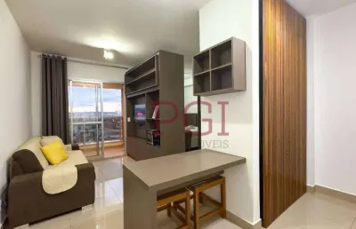 Flat com 1 dormitório para alugar, 37 m² por r$ 3.474/mês - ribeirânia - ribeirão preto/sp