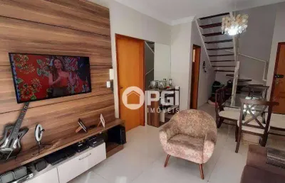 Apartamento duplex com 2 dormitórios à venda, 82 m² por r$ 340.000,00 - residencial e comercial palmares - ribeirão preto/sp