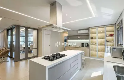 Apartamento com 3 dormitórios à venda, 207 m² por r$ 2.800.000,00 - gleba fazenda palhano - londrina/pr
