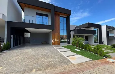 Sobrado com 3 dormitórios à venda, 198 m² por r$ 1.650.000,00 - parque tauá - cond. araçari - londrina/pr