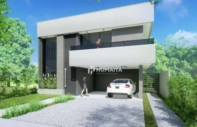 Sobrado com 3 dormitórios à venda, 200 m² por r$ 1.500.000,00 - parque tauá - cond. araçari - londrina/pr
