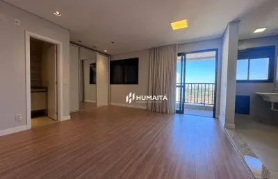 Apartamento com 1 dormitório para alugar, 45 m² por r$ 2.700,00/mês - gleba palhano - londrina/pr