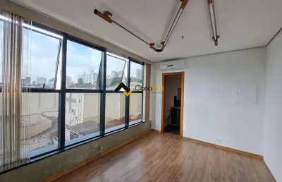 Sala comercial para locação em são bernardo do campo, centro, 1 banheiro, 1 vaga