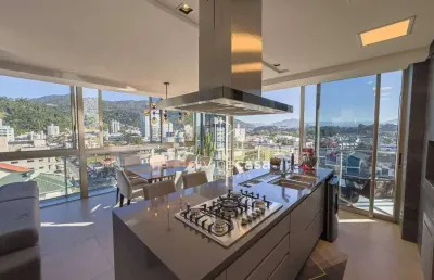 Apartamento com 3 dormitórios à venda, 128 m² por r$ 1.600.000,00 - vila nova - jaraguá do sul/sc