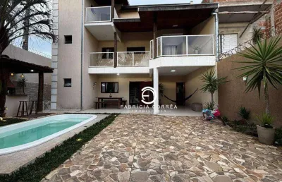 Sobrado com 3 dormitórios à venda, 217 m² por r$ 560.000,00 - continental - taubaté/sp
