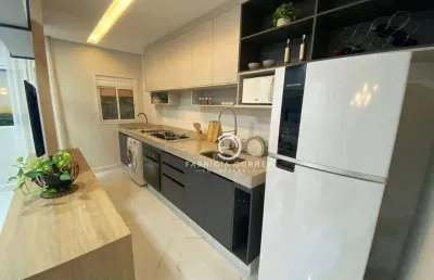 Apartamento com sacada, 2 quartos e área de lazer completa disponível para venda em taubaté.