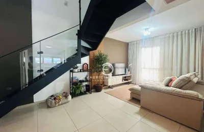 Apartamento duplex com 3 dormitórios à venda, 107 m² por r$ 690.000,00 - vila jaboticabeira - taubaté/sp