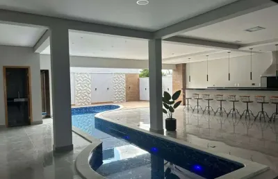 Sobrado com 4 dormitórios, 410 m² - venda por r$ 2.800.000,00 ou aluguel por r$ 15.000,00/mês - condomínio residencial tecoara - taubaté/sp