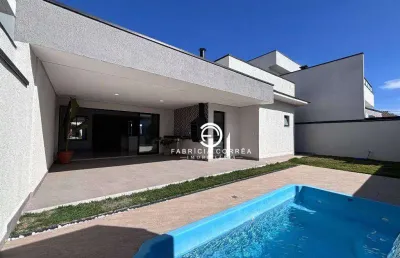 Casa moderna com piscina, área gourmet e automação à venda – estuda permuta