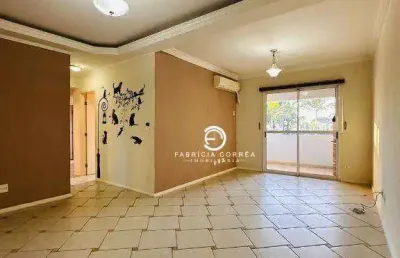 Apartamento com 3 dormitórios, varanda com churrasqueira e lazer completo