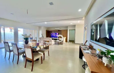 Casa térrea com 3 suítes em condomínio de alto padrão – aceita permuta