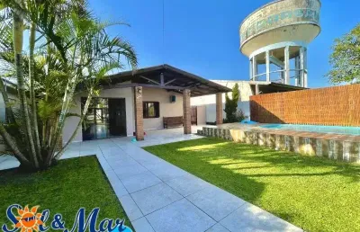 C450 ótima casa à venda, com piscina na praia de santa terezinha/imbé