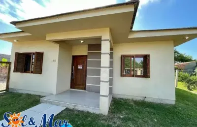 C613 casa seminova, para morar e veranear na praia presidente/imbé