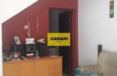 Sobrado com 3 dormitórios à venda, 137 m² por r$ 420.000 - vila alzira - santo andré/sp