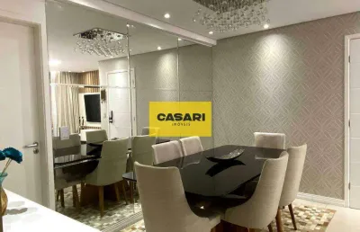 Apartamento com 3 dormitórios à venda, 101 m² - rudge ramos - são bernardo do campo/sp.