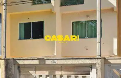 Sobrado com 2 dormitórios à venda, 111 m² - vila cláudio - santo andré/sp
