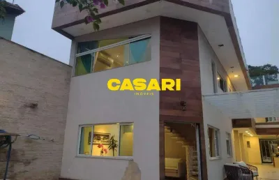 Sobrado com 4 dormitórios à venda, 500 m² - riacho grande - são bernardo do campo/sp
