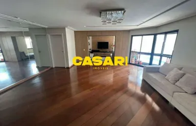 Apartamento à venda com 3 dormitórios e 212 m² no jardim – santo andré/sp | amplo, com 2 suítes e 3 vagas