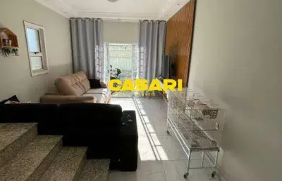 Sobrado com 3 dormitórios à venda, 200 m² - jardim jamaica - santo andré/sp