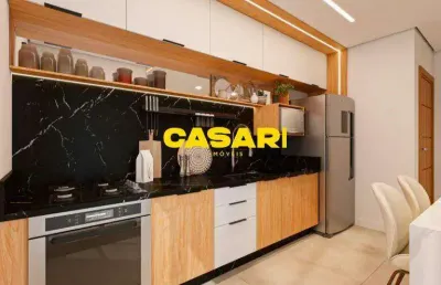 Apartamento com 2 dormitórios à venda, 59 m² - campestre - santo andré/sp