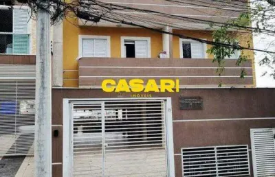 Partamento com 2 dormitórios à venda, 39 m² - jardim cristiane - santo andré/sp