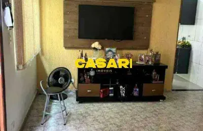 Casa com 2 dormitórios, 110 m² - vila scarpelli - santo andré/sp