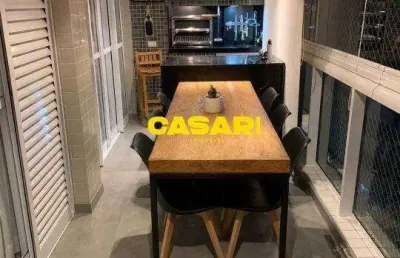 Apartamento alto padrão com varanda gourmet e lazer completo – prestes maia - sbc